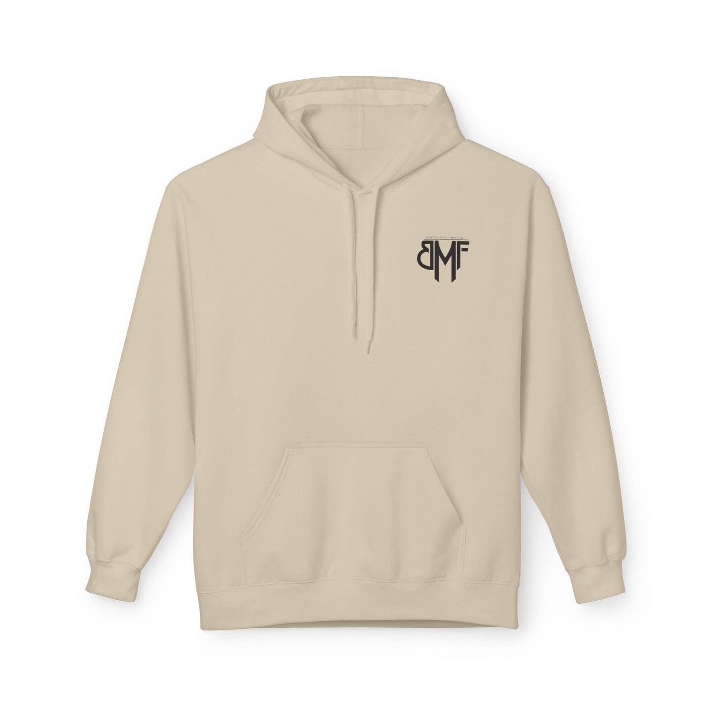 Hoodie BMF - Nintch Atchi Nintch | Streetwear engagé & Minimaliste Printify