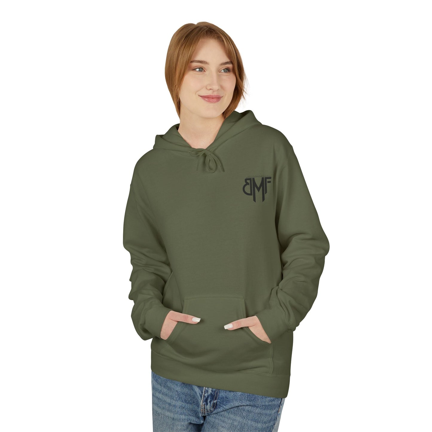 Hoodie BMF - Nintch Atchi Nintch | Streetwear engagé & Minimaliste Printify