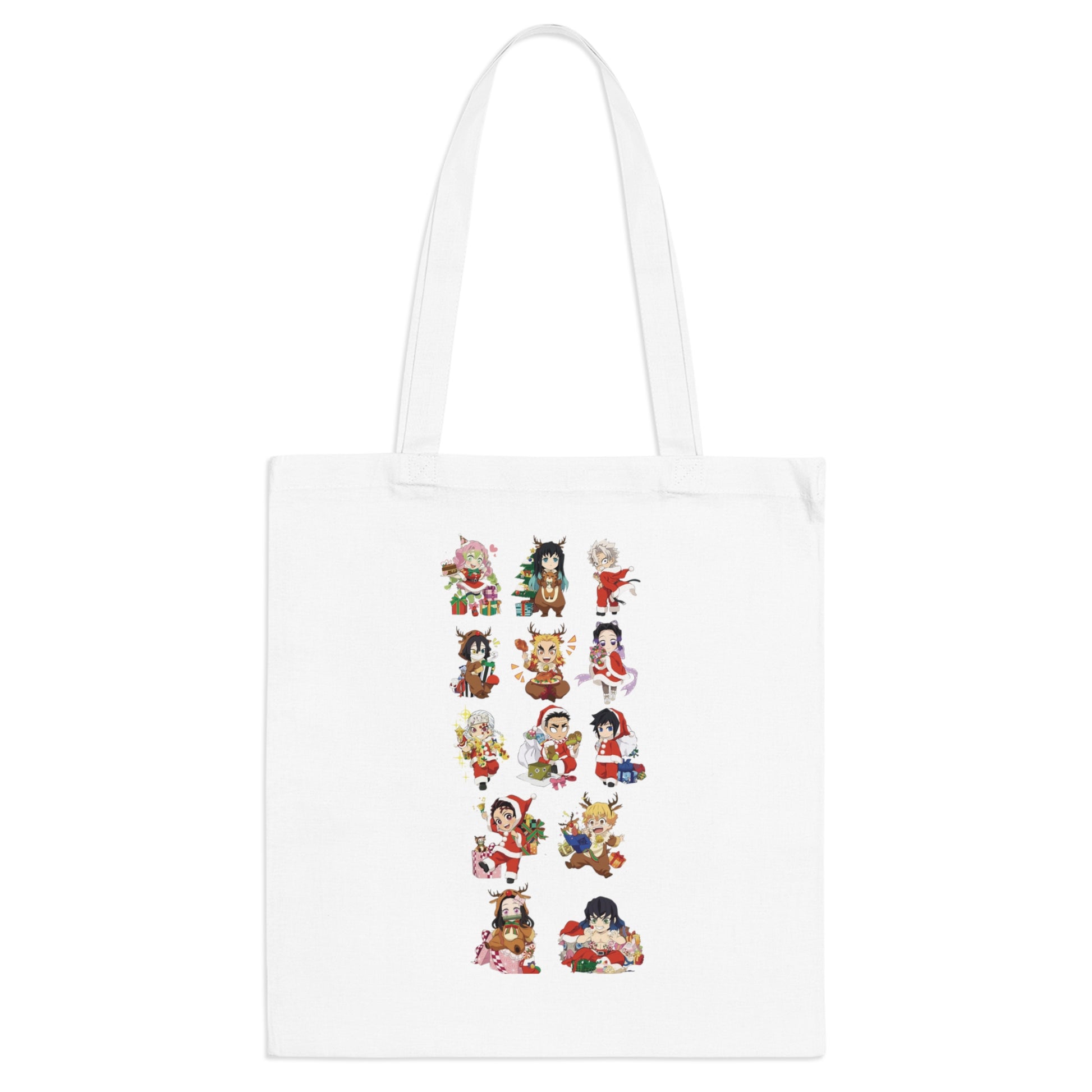 Christmas Demon Slayer Inspired Tote Bag Printify