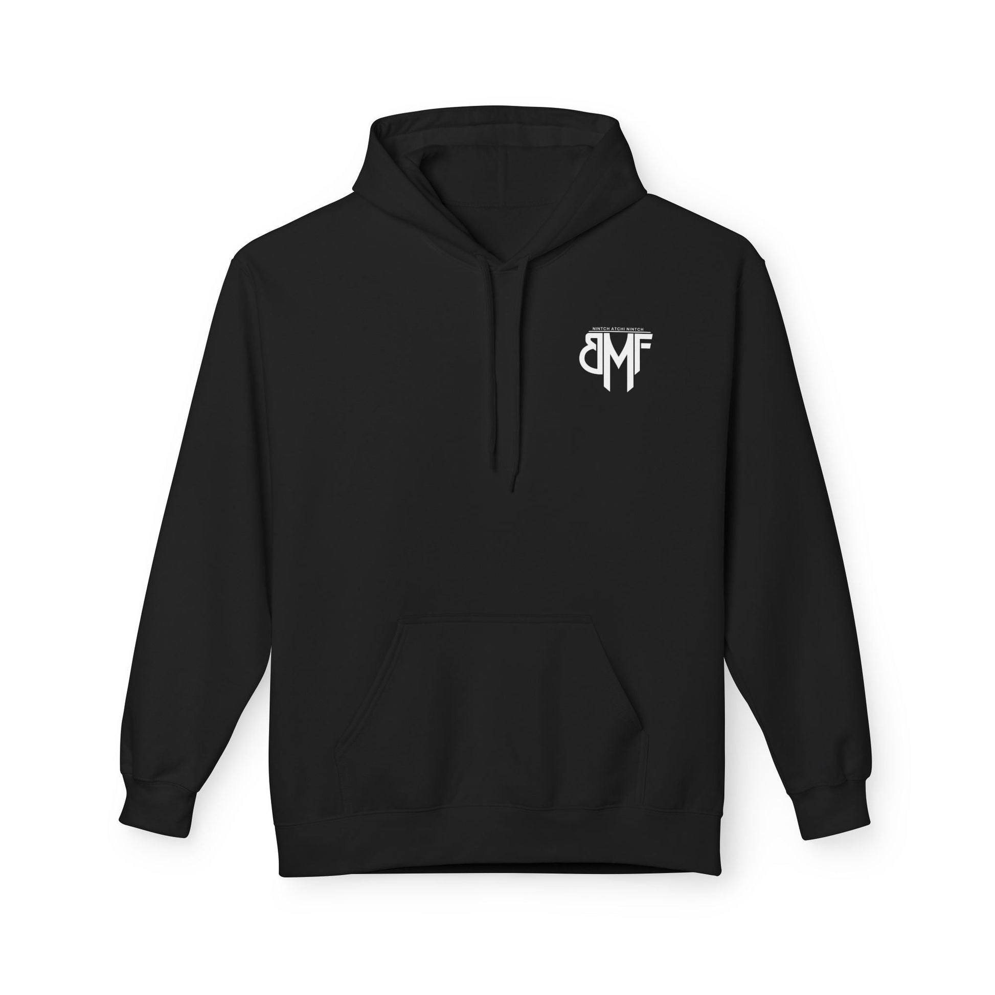 Hoodie BMF - Nintch Atchi Nintch | Streetwear engagé & Minimaliste Printify