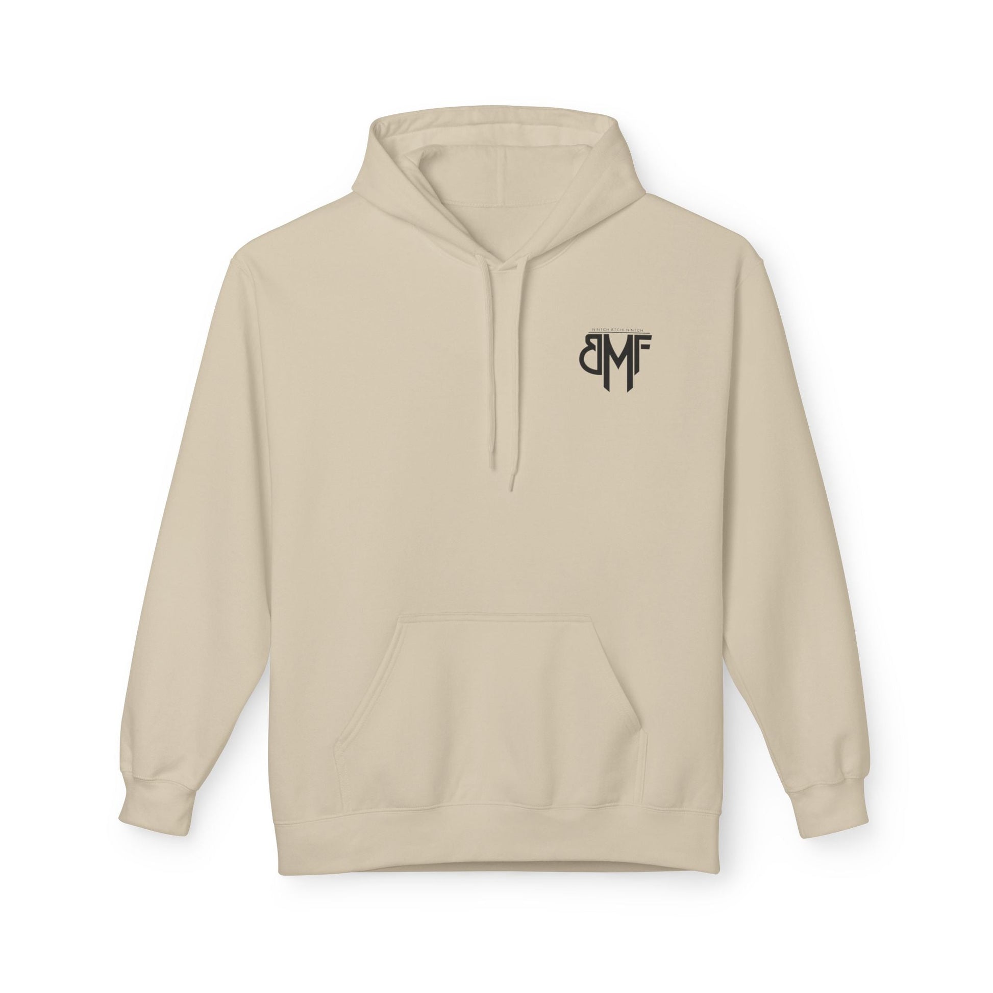 Hoodie BMF - Nintch Atchi Nintch | Streetwear engagé & Minimaliste Printify