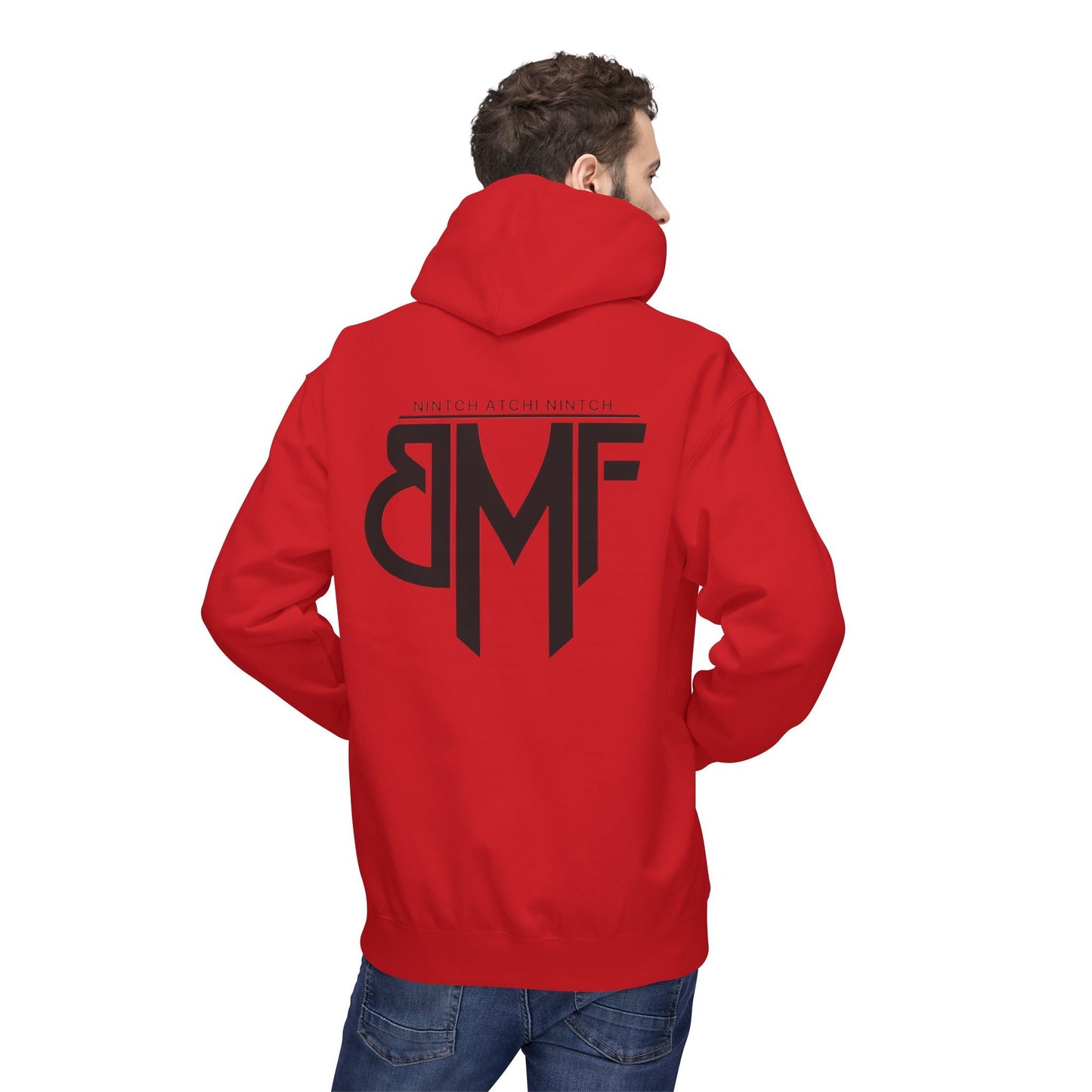 Hoodie BMF - Nintch Atchi Nintch | Streetwear engagé & Minimaliste Printify