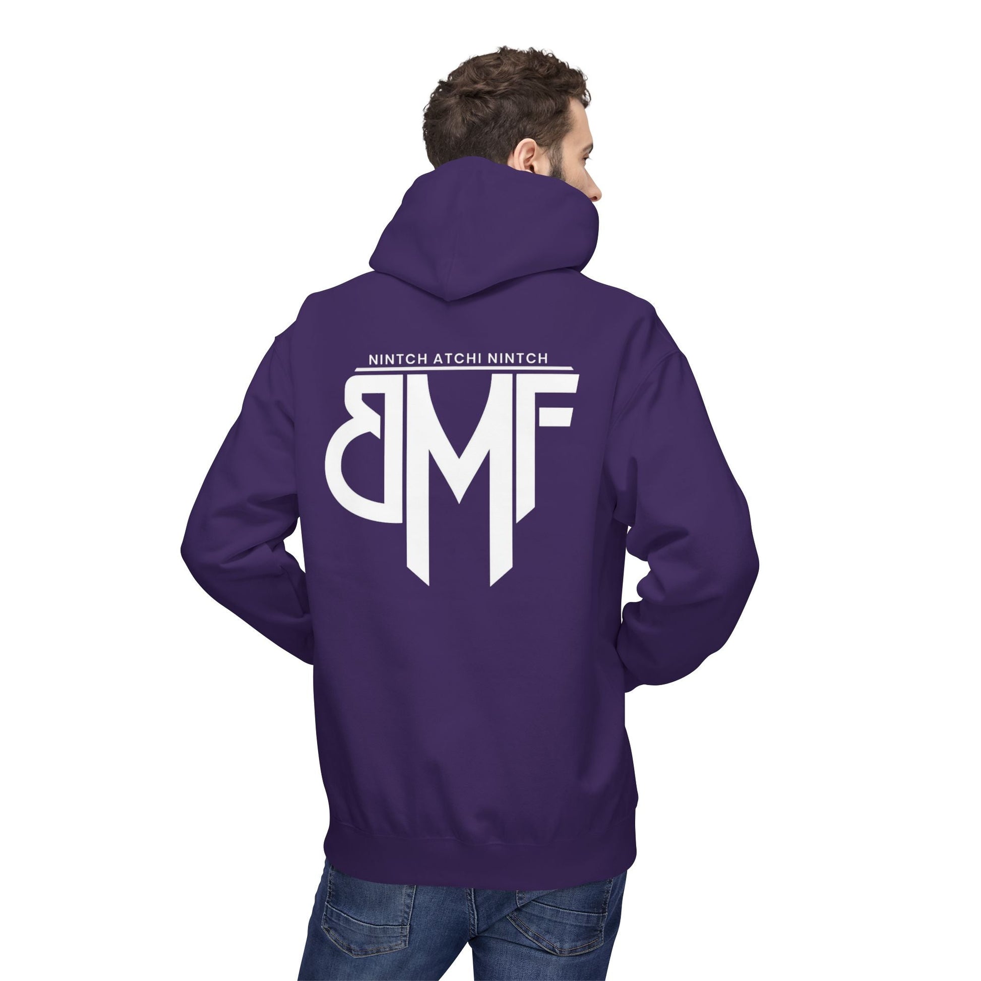 Hoodie BMF - Nintch Atchi Nintch | Streetwear engagé & Minimaliste Printify