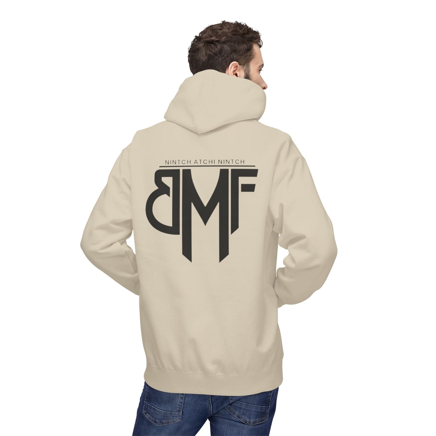 Hoodie BMF - Nintch Atchi Nintch | Streetwear engagé & Minimaliste Printify