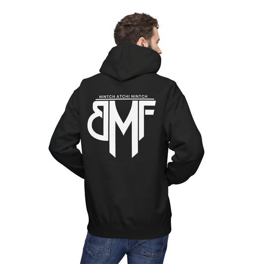 Hoodie BMF - Nintch Atchi Nintch | Streetwear engagé & Minimaliste Printify