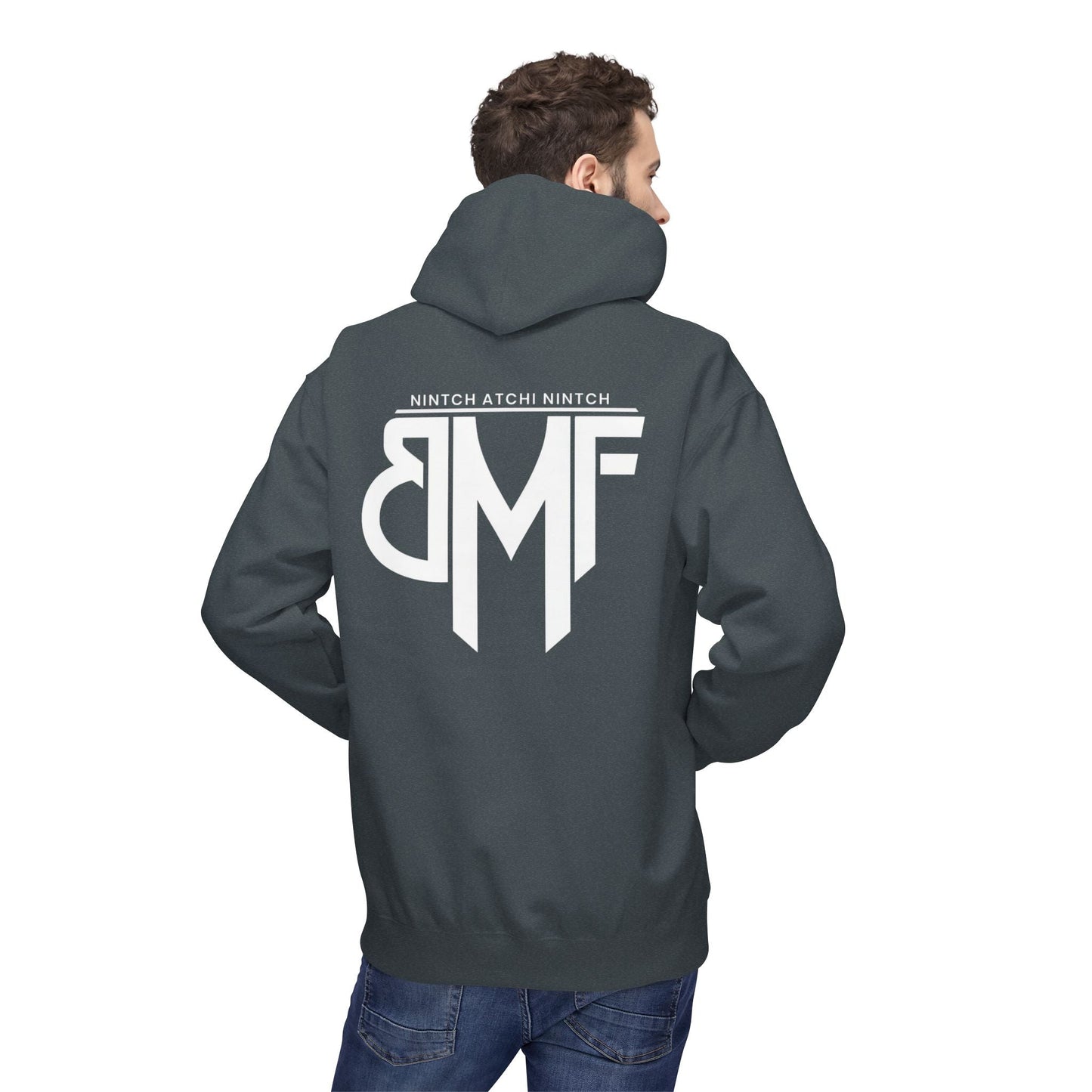 Hoodie BMF - Nintch Atchi Nintch | Streetwear engagé & Minimaliste Printify