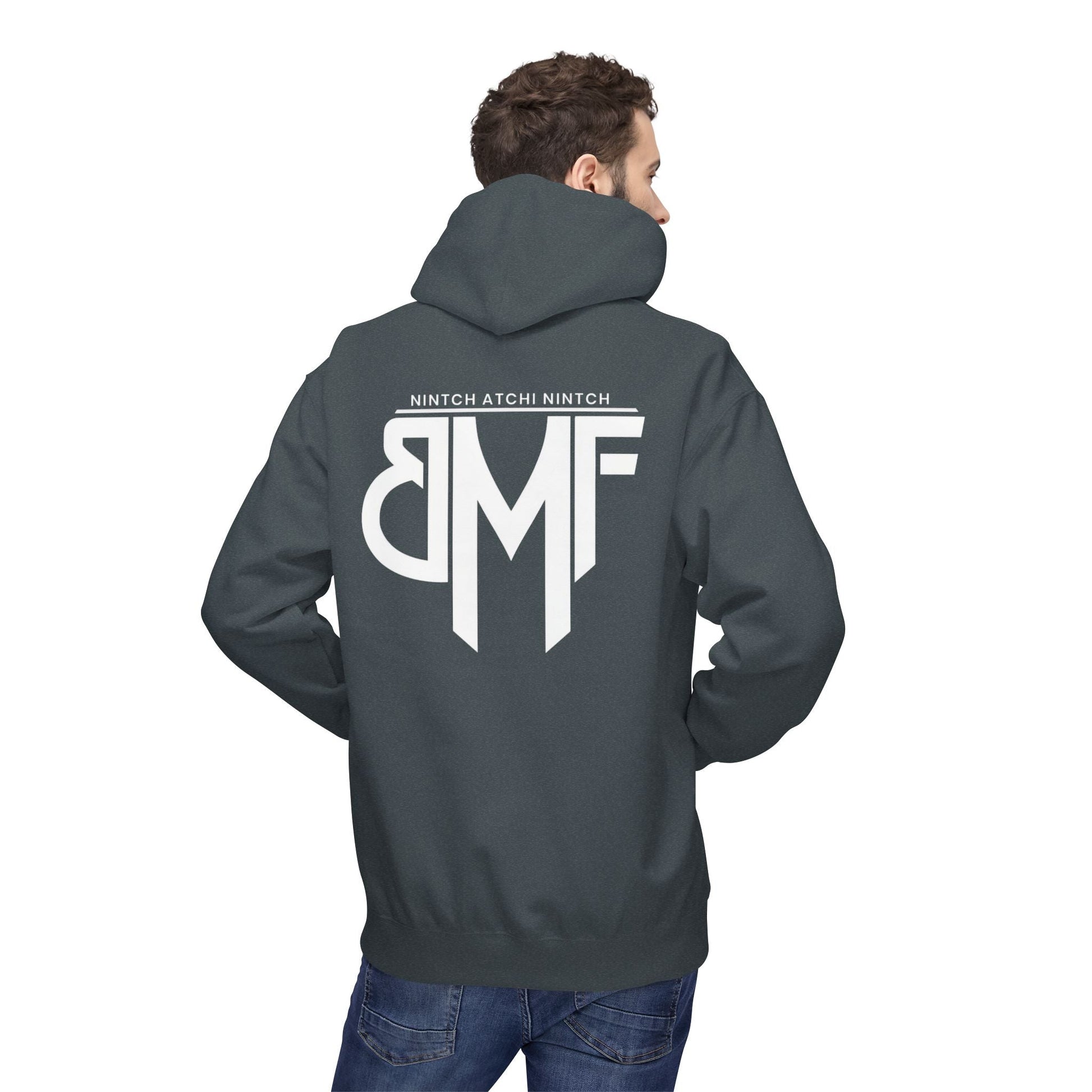Hoodie BMF - Nintch Atchi Nintch | Streetwear engagé & Minimaliste Printify