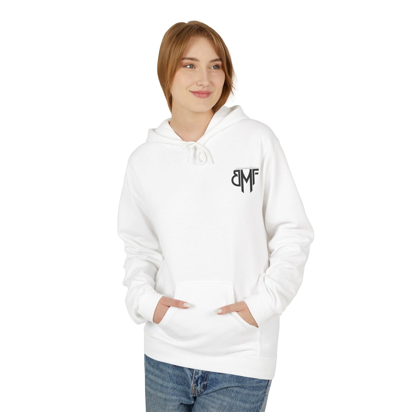 Hoodie BMF - Nintch Atchi Nintch | Streetwear engagé & Minimaliste Printify
