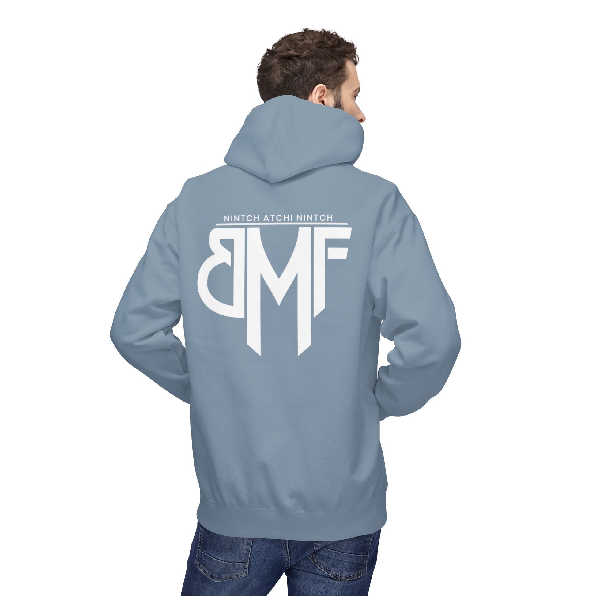 Hoodie BMF - Nintch Atchi Nintch | Streetwear engagé & Minimaliste Printify