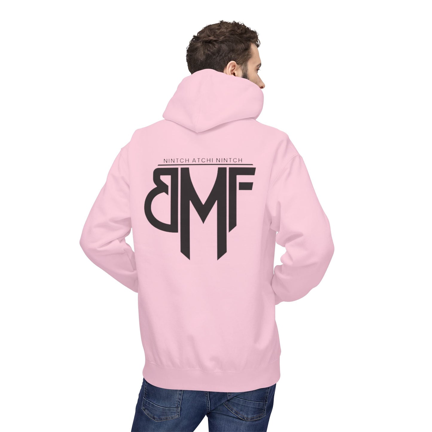 Hoodie BMF - Nintch Atchi Nintch | Streetwear engagé & Minimaliste Printify