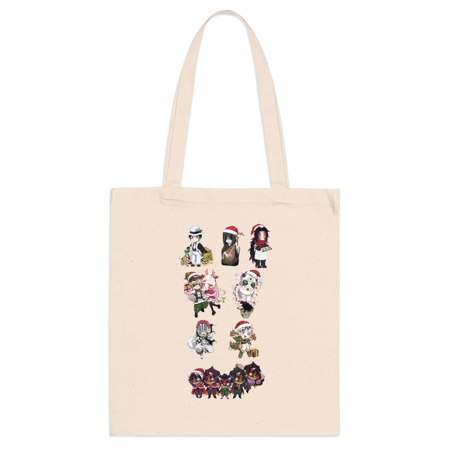 Christmas Demon Slayer Inspired Tote Bag Printify